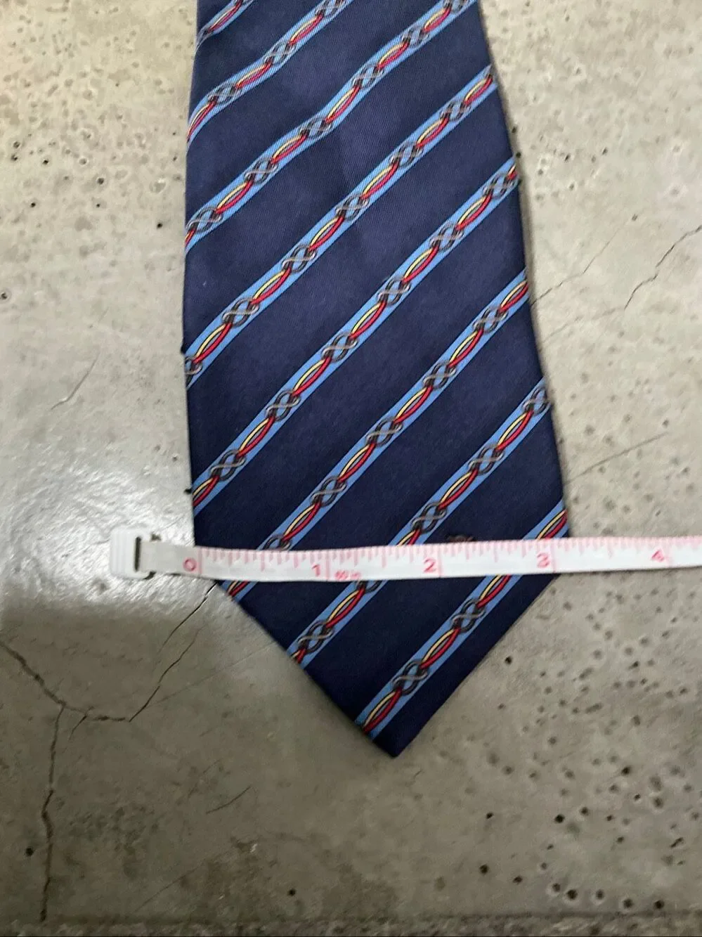 Celine Silk Tie | Navy
